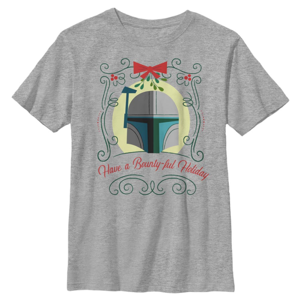 Star Wars - Skupina Bountiful Holiday - Christmas - Kids T-Shirt - Heather grey - Front