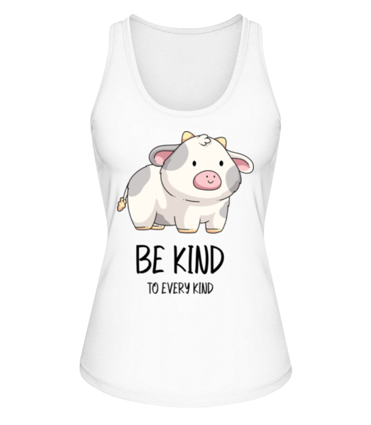 Be Kind To Every Kind - Women's Organic Tank Top Stanley Stella - White - Front