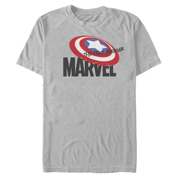 Marvel - Captain America First Avenger - Men's T-Shirt - ash_grey - Front