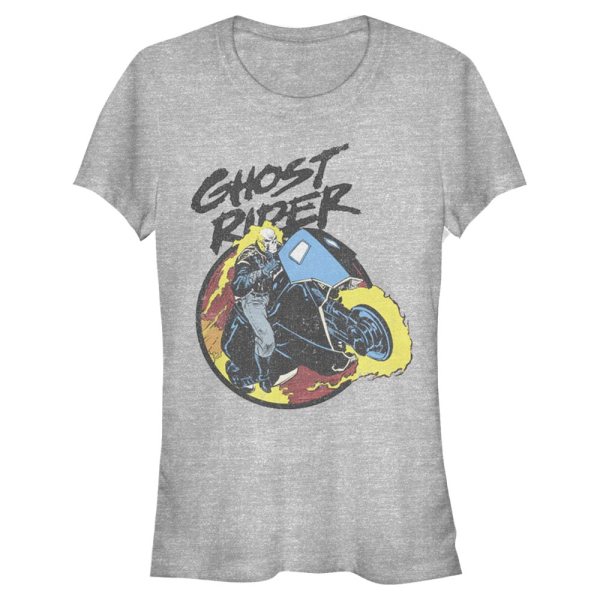 Marvel - Ghost Rider 90S - Women's T-Shirt - Heather grey - Front
