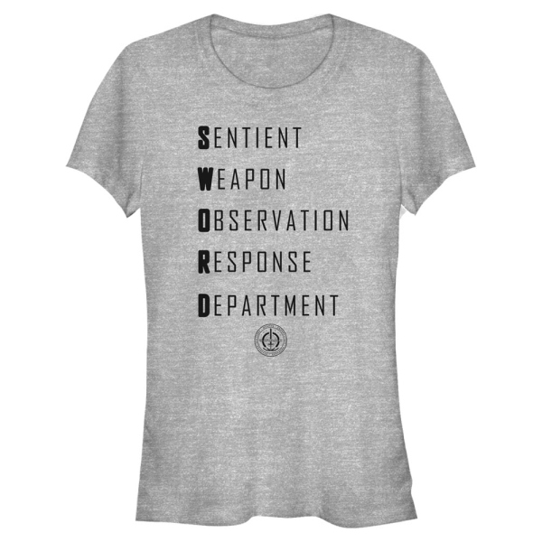 Marvel - WandaVision - Text Sword Acronym - Women's T-Shirt - Heather grey - Front
