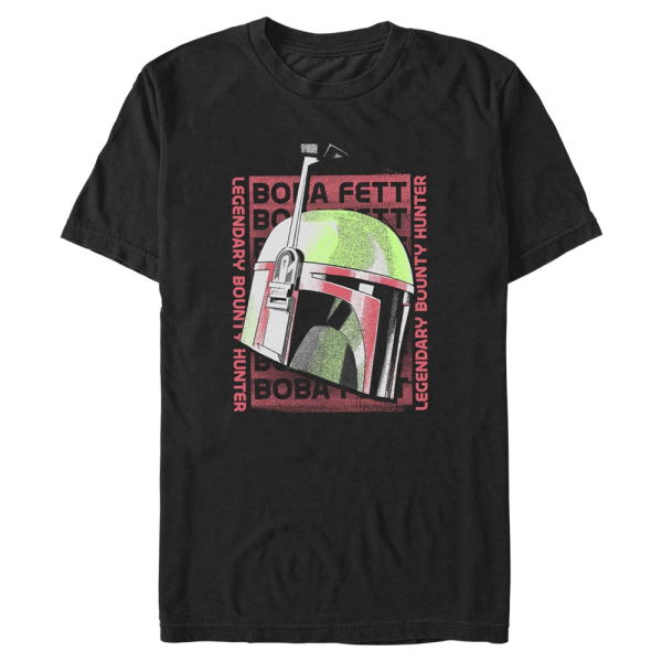 Star Wars - Book of Boba Fett - Boba Fett Boba Poster - Men's T-Shirt - Black - Front
