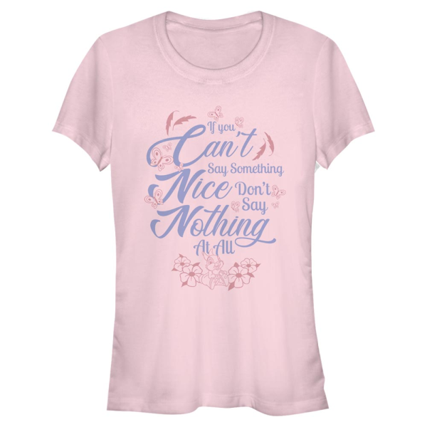Disney - Bambi - Thumper Can't Say Something Nice - Women's T-Shirt - Pink - Front