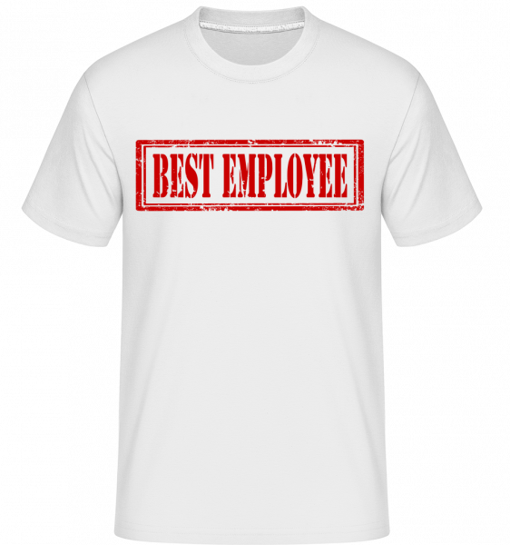 Best Employee Sign -  Shirtinator Men's T-Shirt - White - Vorn