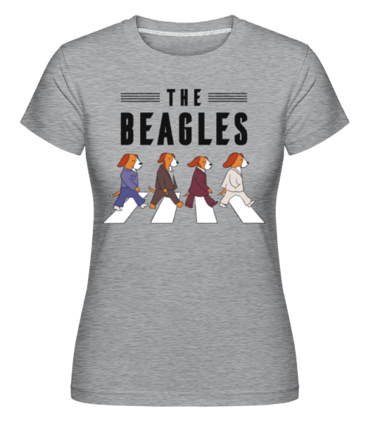 The Beagles -  Shirtinator Women's T-Shirt - Heather grey - Front