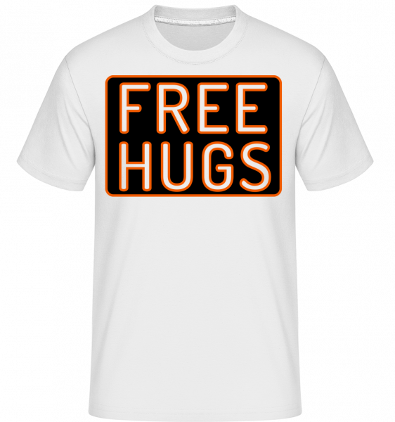 Free Hugs -  Shirtinator Men's T-Shirt - White - Vorn