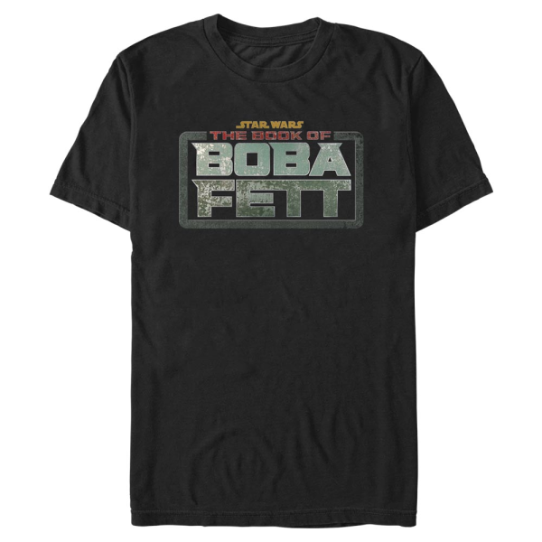 Star Wars - The Book of Boba Fett - Skupina Boba Fett Main Logo - Men's T-Shirt - Black - Front