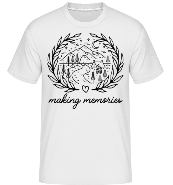 Making Memories -  Shirtinator Men's T-Shirt - White - Front