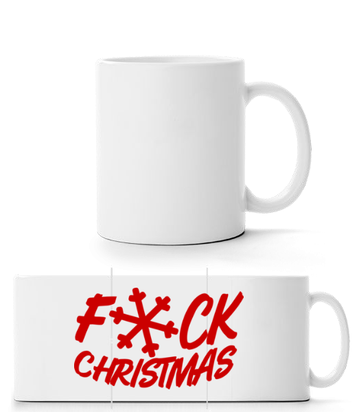 Fuck Christmas - Panorama Mug - White - Front
