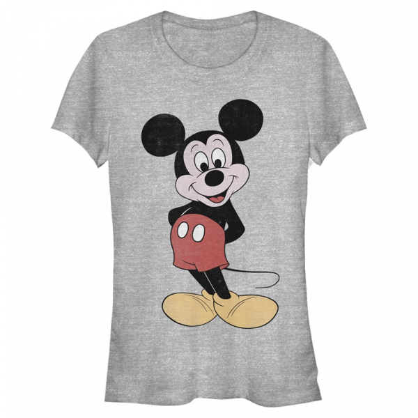 Disney - Mickey Mouse - Mickey Mouse 80s Mickey - Women's T-Shirt - Heather grey - Front