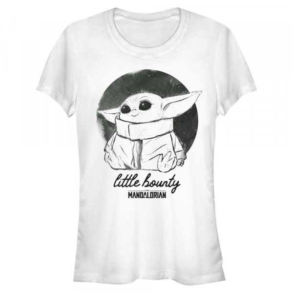 Star Wars - The Mandalorian - The Child Ink Baby - Women's T-Shirt - White - Front