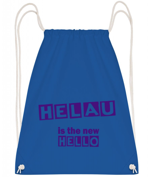 Helau Is The New Hello - Gym bag - Royal blue - Front