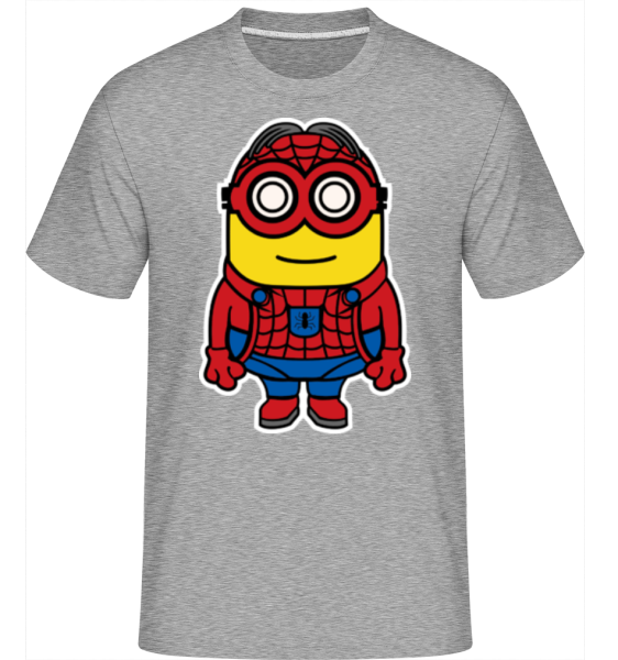 Minion Spiderman -  Shirtinator Men's T-Shirt - Heather grey - Front