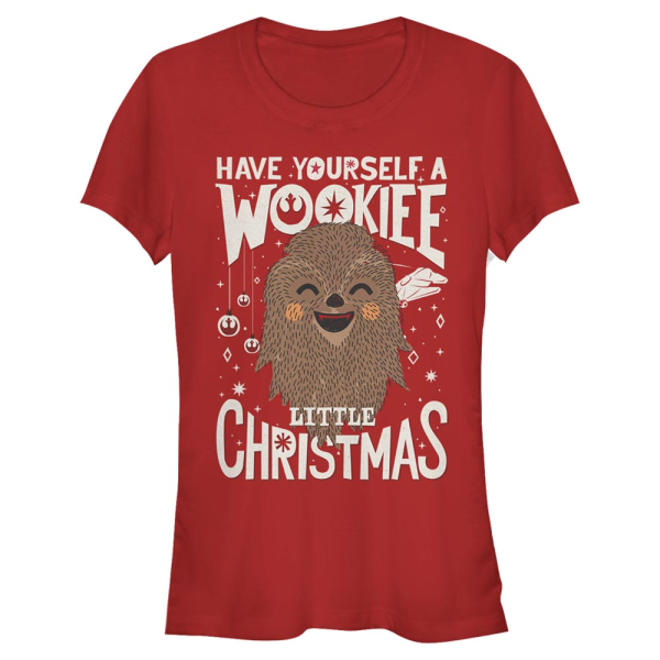 Star Wars - Chewbacca Wookie Christmas - Christmas - Women's T-Shirt - Red - Front