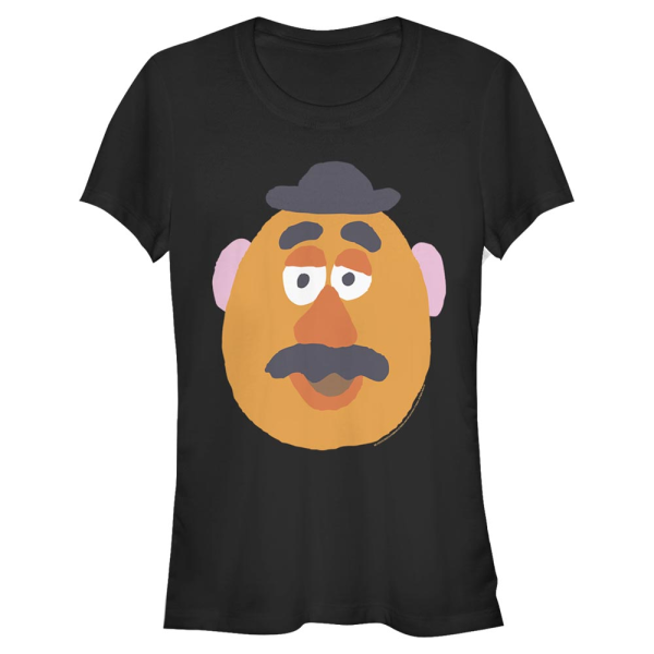 Pixar - Toy Story - Mr. Potato Head Mr. Potato Big Face - Women's T-Shirt - Black - Front