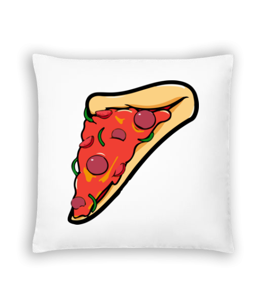Pizza Part - Cushion - White - Front