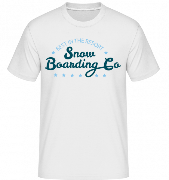 Snowboarding Co. Sign -  Shirtinator Men's T-Shirt - White - Vorn