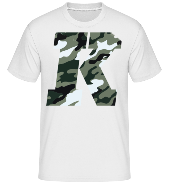 King Camouflage -  Shirtinator Men's T-Shirt - White - Front