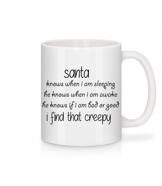 Creepy Santa - Mug - White - Vorn