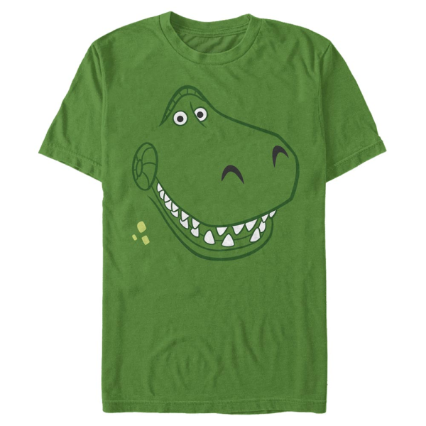 Pixar - Toy Story - Rex Big Face - Men's T-Shirt - Kelly green - Front