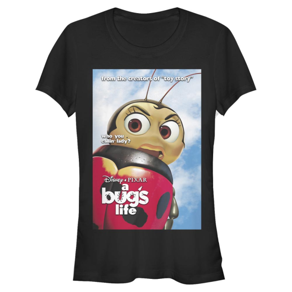 Pixar - A Bug's Life - Francis Not a Lady Poster - Women's T-Shirt - Black - Front