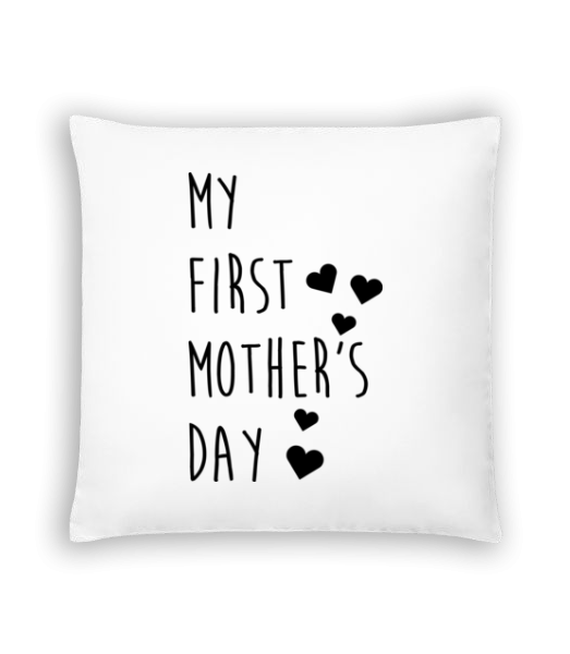 My First Mother's Day - Cushion - White - Front