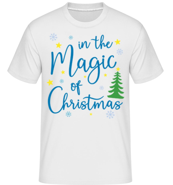 In The Magic Of Christmas -  Shirtinator Men's T-Shirt - White - Front