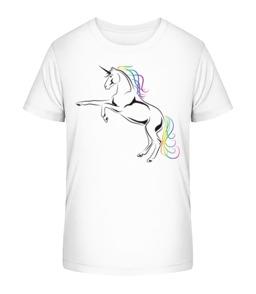 Unicorn - Kid's Bio T-Shirt Stanley Stella - White - Front
