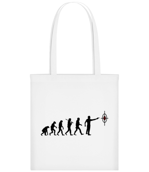 Evolution Of Shooting - Tote Bag - White - Front