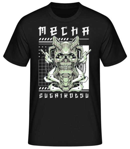 Mecha Zugaikotsu - Men's Basic T-Shirt - Black - Front