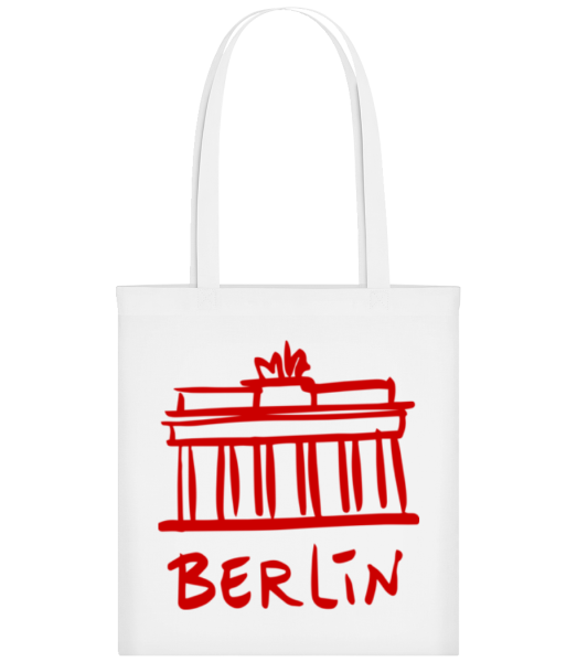 Berlin Sign - Tote Bag - White - Front