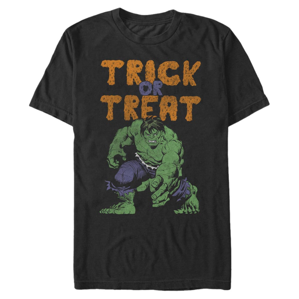 Marvel - Avengers - Hulk Treats - Halloween - Men's T-Shirt - Black - Front