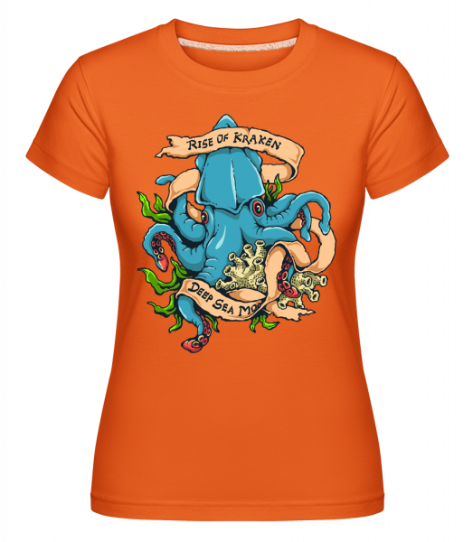 Rise Of Kraken -  Shirtinator Women's T-Shirt - Orange - Vorn