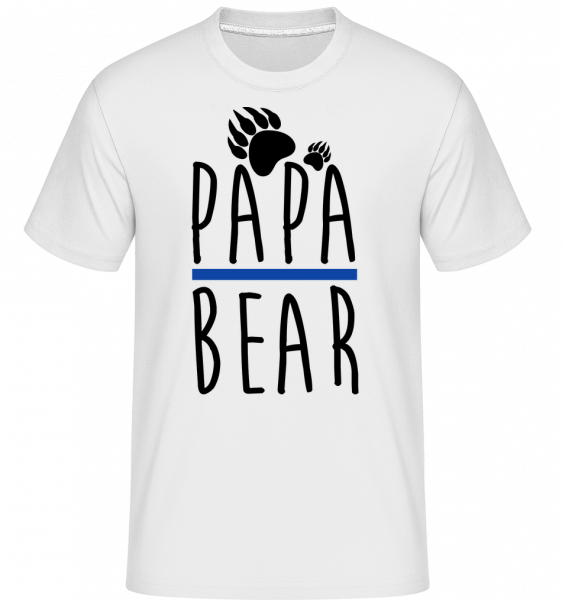 Papa Bear -  Shirtinator Men's T-Shirt - White - Vorn