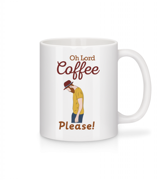 Oh Lord Coffee Please - Mug - White - Vorn
