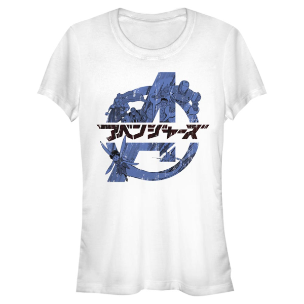 Marvel - Avengers - Logo Avengers Anime - Women's T-Shirt - White - Front