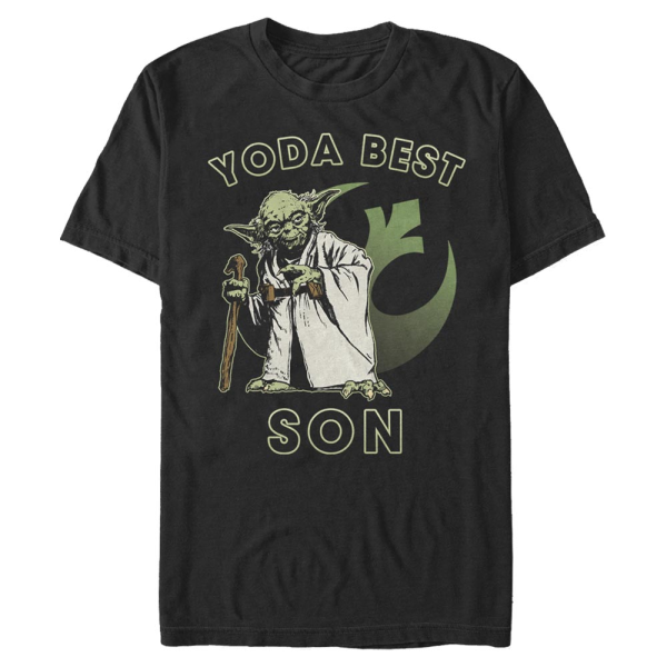 Star Wars - Yoda Best Son - Family - Men's T-Shirt - Black - Front