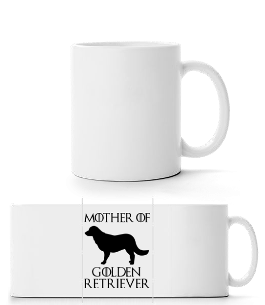 Mother Of Golden Retriever - Panorama Mug - White - Front