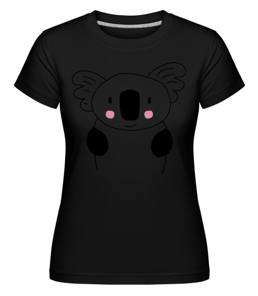 Cute Koala -  Shirtinator Women's T-Shirt - Black - Vorn