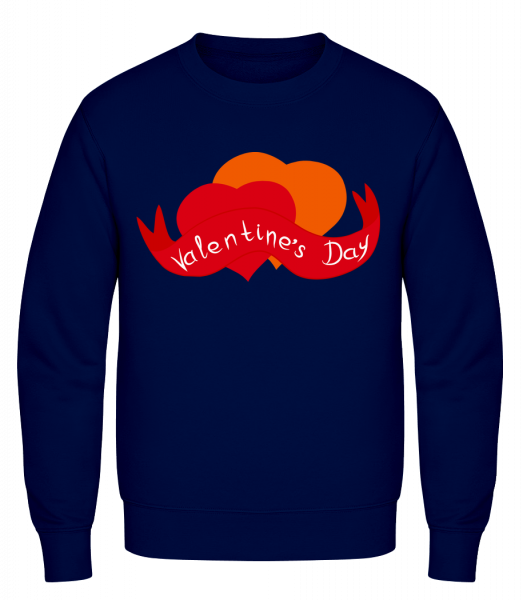 Valentine's Day Logo - Men's Sweatshirt AWDis - Navy - Vorn