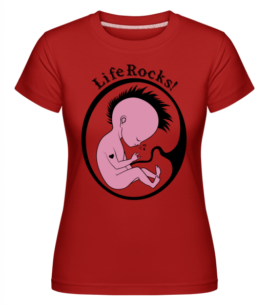 Rockstar Baby -  Shirtinator Women's T-Shirt - Red - Vorn