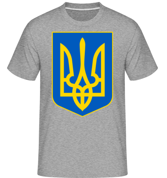 Ukraine Symbol -  Shirtinator Men's T-Shirt - Heather grey - Front