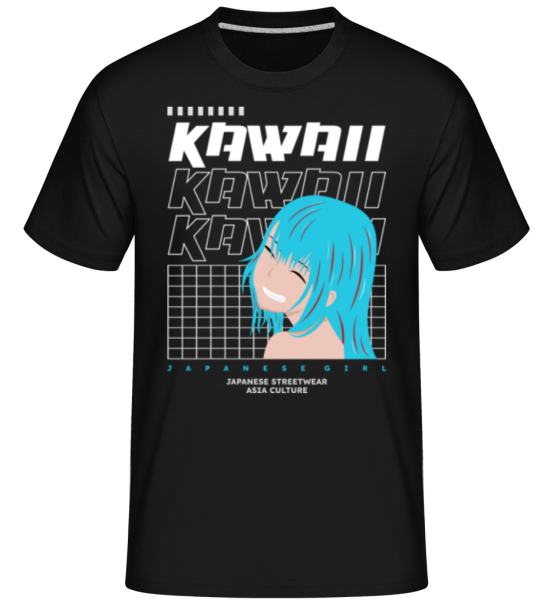 Kawaii -  Shirtinator Men's T-Shirt - Black - Front