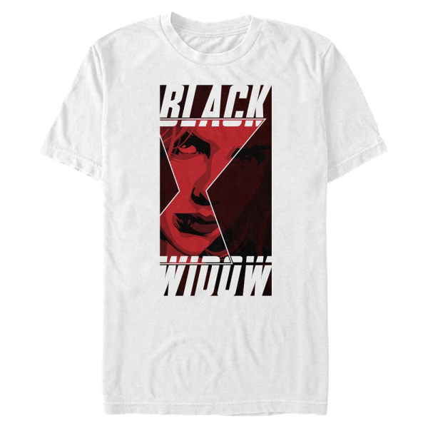 Marvel - Black Widow - Black Widow Widow Square - Men's T-Shirt - White - Front