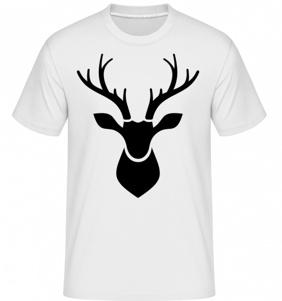 Deer Shadow -  Shirtinator Men's T-Shirt - White - Vorn