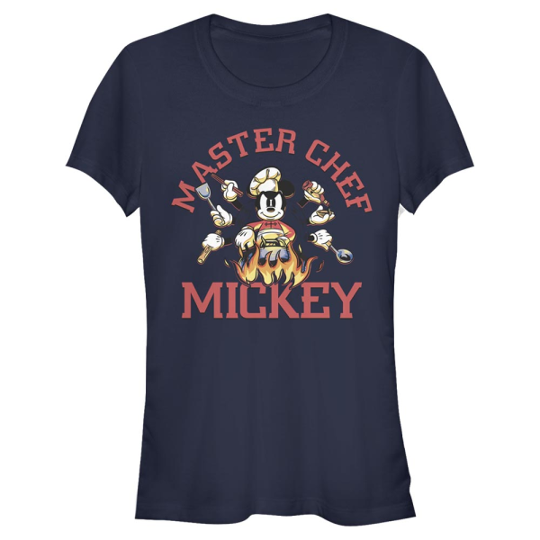 Disney Classics - Mickey Mouse - Mickey Mouse Master Chef - Women's T-Shirt - Navy - Front