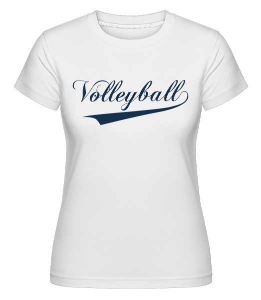 Volleyball Stroke -  Shirtinator Women's T-Shirt - White - Vorn