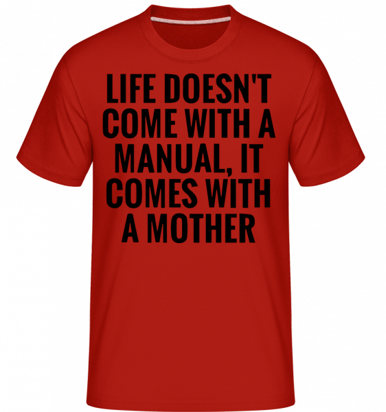 Mother Manual -  Shirtinator Men's T-Shirt - Red - Vorn
