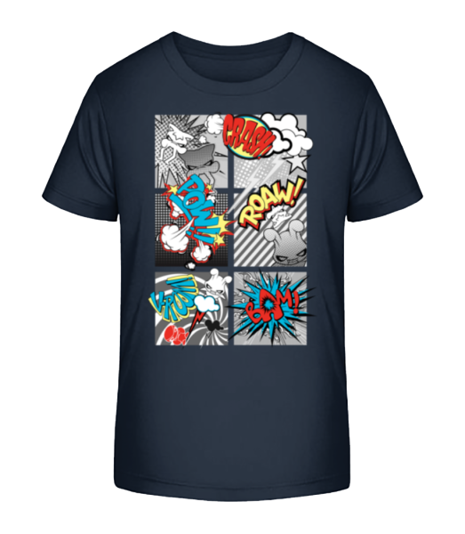 Cartoon Goblins - Kid's Bio T-Shirt Stanley Stella - Navy - Front