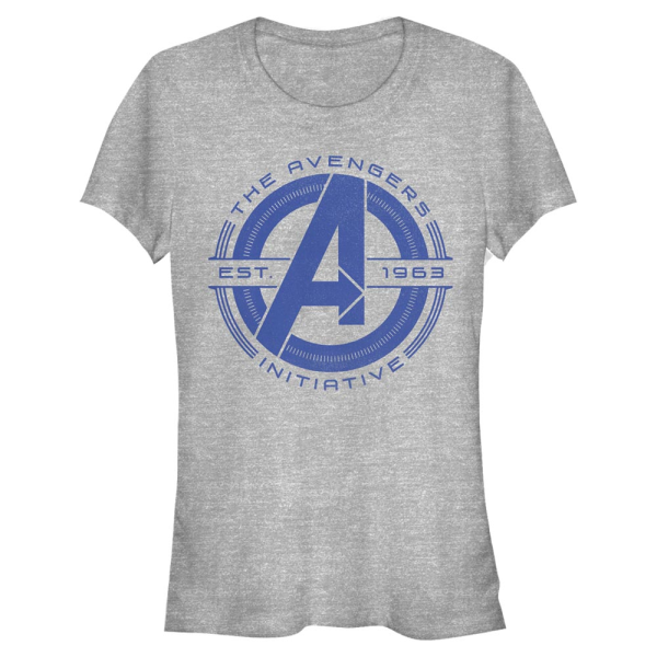Marvel - Avengers - Logo Avengers Initiative - Women's T-Shirt - Heather grey - Front